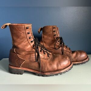 Men's Brown Leather Boots